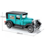 Sembo Oldtimer türkis-schwarz 607401 Sembo Oldtimer türkis-schwarz 607401 Autos 607401